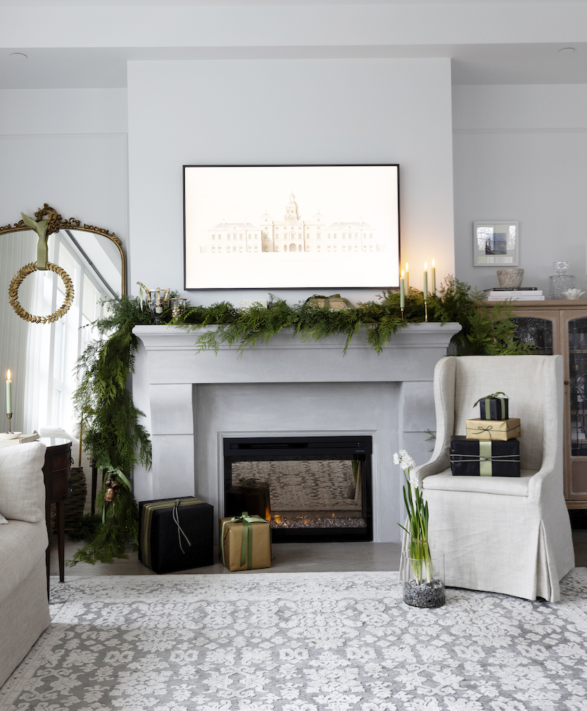 Holiday styling at home Megan Baker Interiors