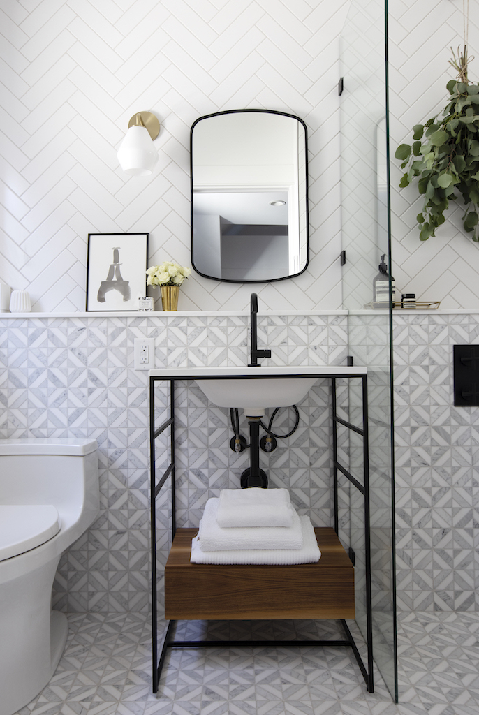 BATHROOM BEFORE & AFTER : The new ensuite, Megan Baker Interiors.