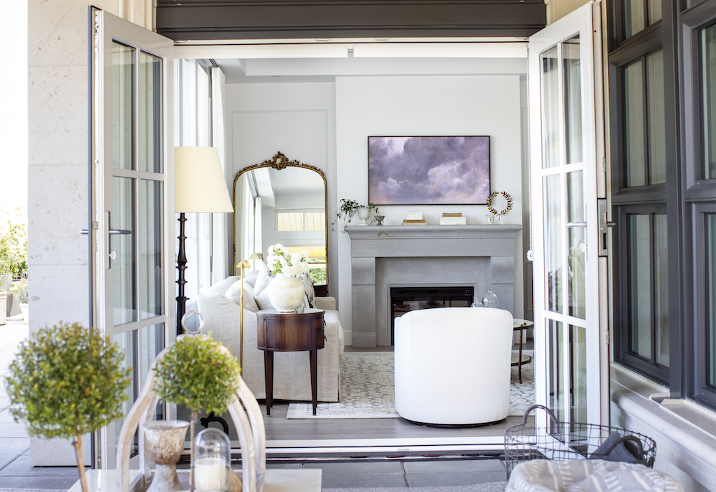 Interior design and outdoor design by Megan Baker Interiors, Vancouver